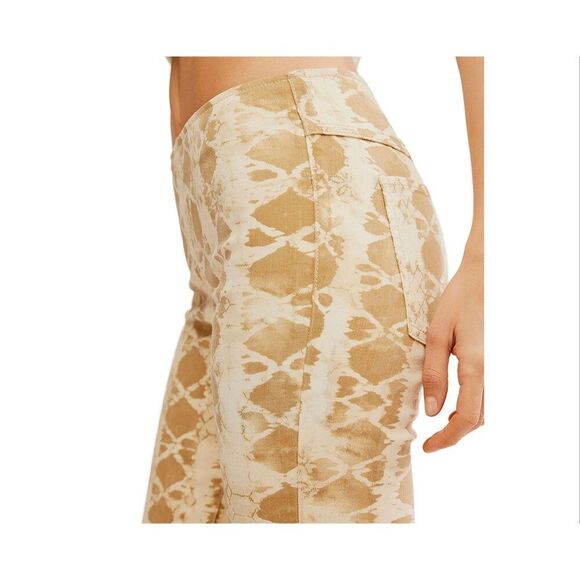 We the Free Penny Pull On Pants Bootcut Snakeskin Print - Picture 6 of 16